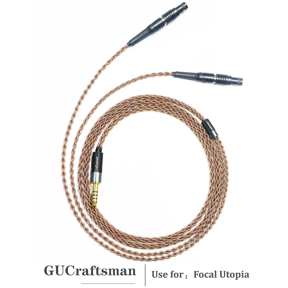 GUCraftsman 6N OCC Copper Upgrade Cable for Focal Utopia HiFiGo 