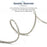 GUCraftsman 6N Silver 8-core HIFI 2.5mm/4.4mm Balance Headphone Cable For IE800 IE800s HiFiGo 