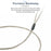 GUcraftsman 6N Silver Upgrade Cable for SHURE SRH1440 SRH1540 SRH1840 HiFiGo 