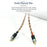 GUCraftsman 6N Single Crystal Copper Earphone Cables For Audio Technica CM2000Ti CK2000Ti CKR90is CKR100is CKR1100 HiFiGo 