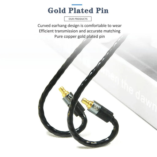 GUCraftsman 6N Single Crystal Copper Earphone Cables For SENNHEISER IE400Pro IE500Pro HiFiGo 