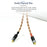 GUCraftsman 6N Single Crystal Copper Earphone Cables For Sony XBA-300AP/N3AP/N3BP JVC FX series/FD series/FW series HiFiGo 