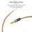 GUCraftsman 6N Single Crystal Copper Headphone Cables For SENNHEISER HD700 HiFiGo 