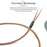 GUCraftsman 6N Single Crystal Copper Headphone Cables For SHURE SRH1440 SRH1540 SRH1840 HiFiGo 