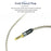 GUCraftsman 6N Single Crystal Silver Earphone Cables For Audio Technica ATH-IM50 IM70 IM01 IM02 IM03 IM04 HiFiGo 