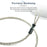 GUCraftsman 6N Single Crystal Silver Earphone Cables For QDC Anole VX v3 V6 UERM UE5pro UE18pro HiFiGo 