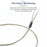 GUCraftsman 6N Single Crystal Silver Headphone Cables For Audio-technica ATH-ADX5000 MSR7B ESW950 ESW990H ES770H AP2000Ti A2DC HiFiGo 