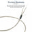GUCraftsman 6N Single Crystal Silver Headphone Cables For Focal Elegia Clear Stellia Elear Celestee Radiance HiFiGo 