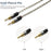 GUCraftsman 6N Single Crystal Silver Headphone Replacement Cables For SENNHEISER HD700 HiFiGo 