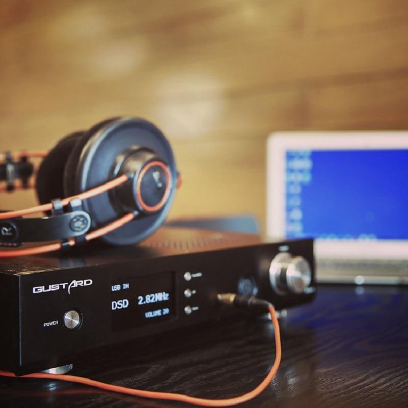 GUSTARD A20H / XMOS PCM/DSD USB DAC DOP Decoder Machine Double AK4497 HiFiGo 