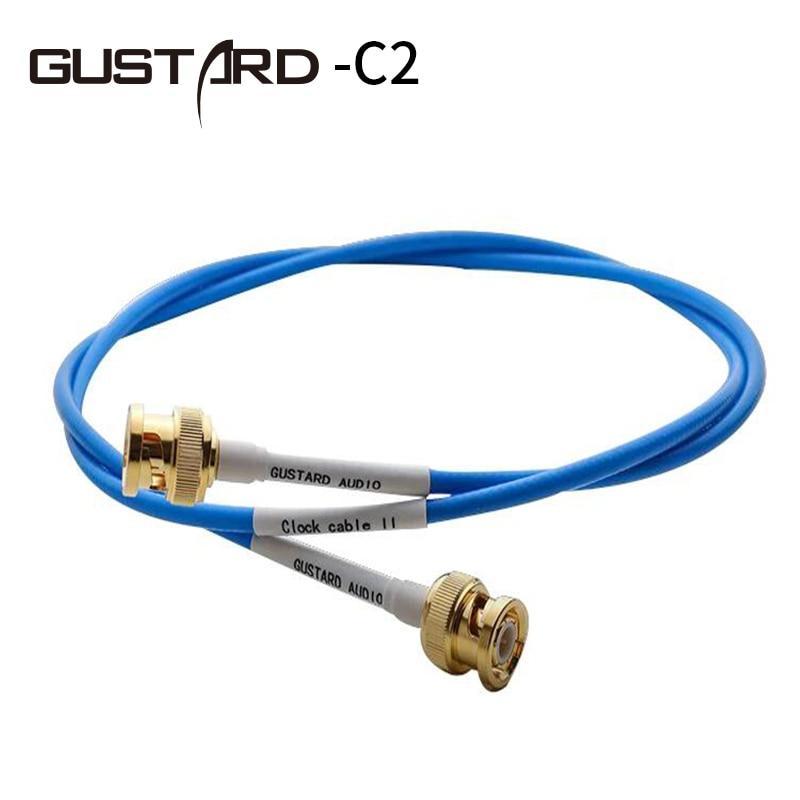 GUSTARD C2 Clock BNC Coaxial Cable HiFi Digital Cable HiFiGo 