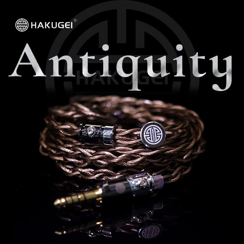 HAKUGEI Antiquity Litz Silver Earphone Cable 2.5 3.5 4.4 - 0.78 2Pin / MMCX HiFiGo 