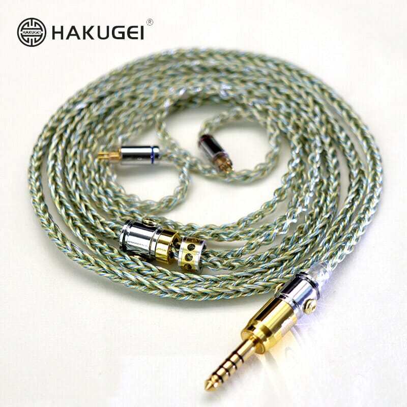 HAKUGEI Bifrost Graphene Ternary Hybrid Earphone Cable 2.5 3.5 4.4 - 0.78 2Pin / MMCX HiFiGo 