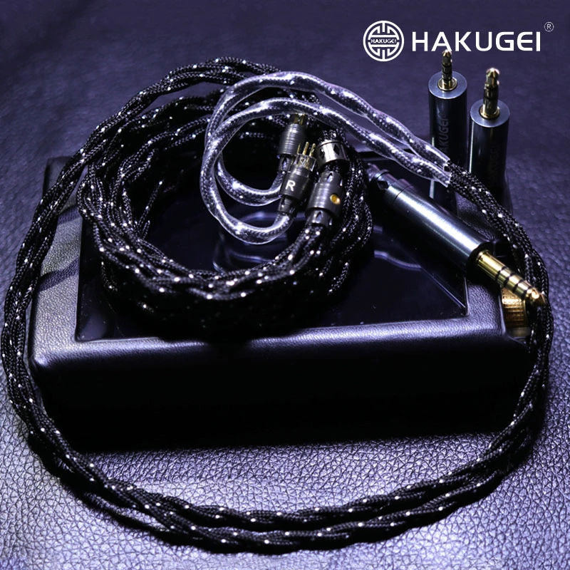 HAKUGEI Interligent Star 7N OCC Hifi Earphone Cable - 2Pin / MMCX / QDC / Flat 2Pin HiFiGo 