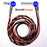 HAKUGEI Lucky Voice Headset Cable 2.5 3.5 4.4 - 0.78 2Pin / MMCX HiFiGo Black&Orange 4.4mm-2pin 0.78mm 