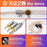 HAKUGEI Sky Dance Cold Silver Copper Litz Alloy Mixed Earphone Cable With Modular Plugs-2Pin 0.78 / MMCX HiFiGo 3 to 1-mmcx 