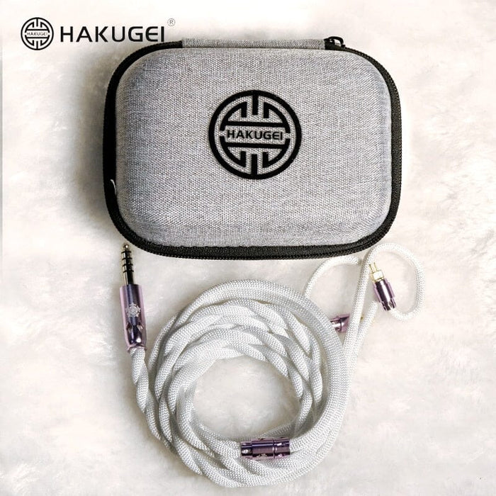 Hakugei White Snow Litz Silver-Plated 6N OCC Headphone Upgrade Cable Earphone Cable HiFiGo 