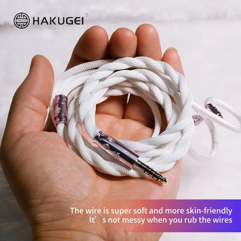 Hakugei White Snow Litz Silver-Plated 6N Single Crystal Copper