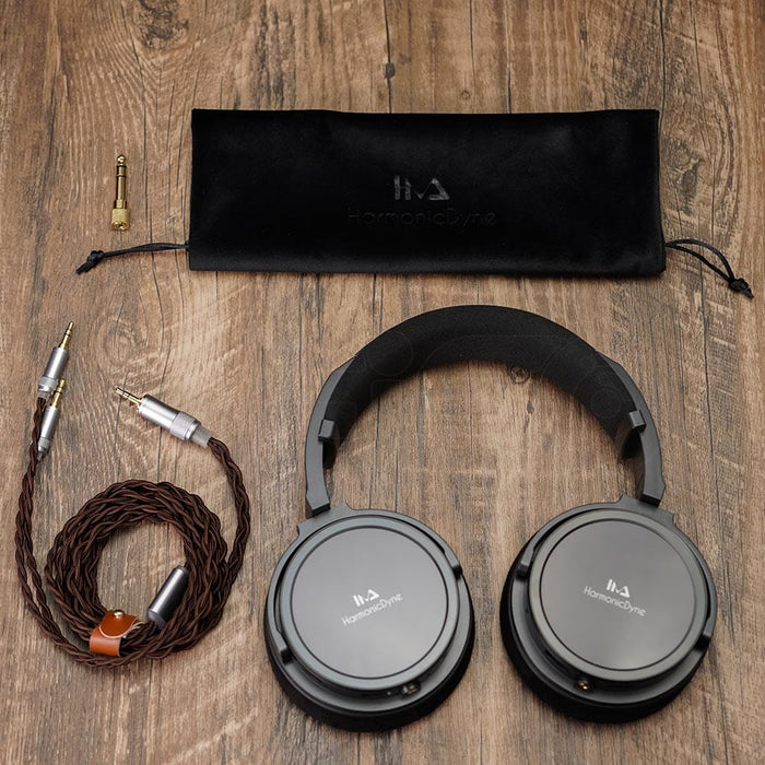 HarmonicDyne Athena Studio-Grade 50mm Metal-Ceramic Composite Dynamic Driver Headphone HiFiGo 