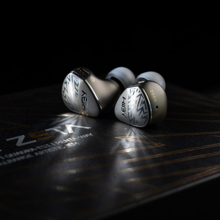 HiBy Zeta 3-Hybrid 4-EST 5-Way Artistic In-Ear Monitors IEMs Earphone HiFiGo 