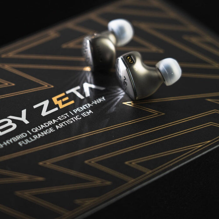 HiBy Zeta 3-Hybrid 4-EST 5-Way Artistic In-Ear Monitors IEMs Earphone HiFiGo 