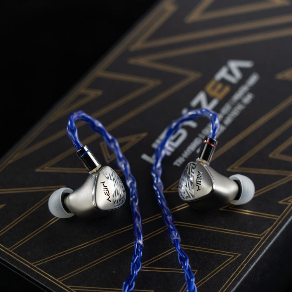 HiBy Zeta 3-Hybrid 4-EST 5-Way Artistic In-Ear Monitors IEMs Earphone HiFiGo 