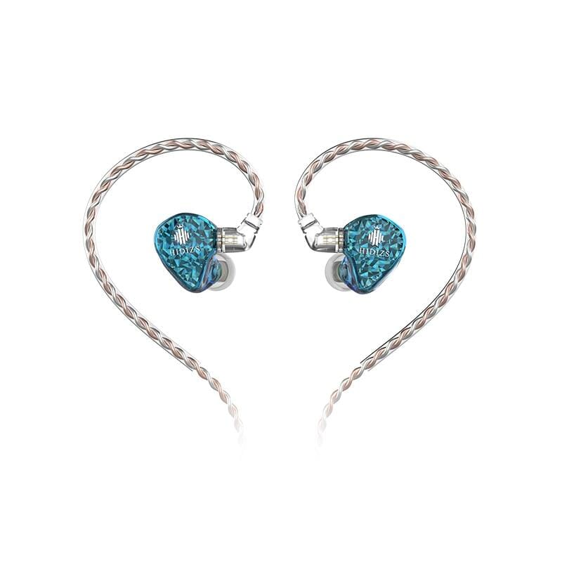 Hidizs MS2 Hybrid Dual Drivers(1 Knowles BA+1 DD)HiFi In-Ear Earphone Earphone HiFiGo Blue 