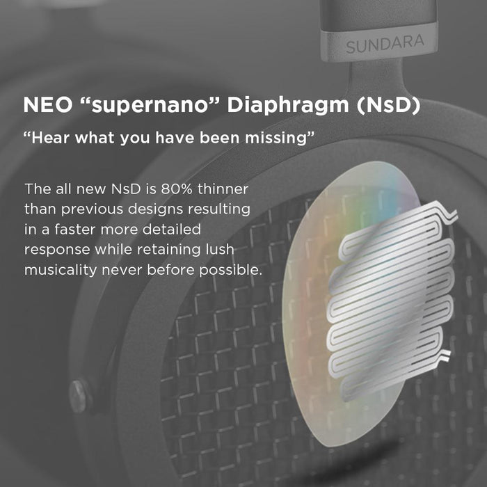 HIFIMAN SUNDARA Over-Ear Full-Size Planar Magnetic Headphones HiFiGo 