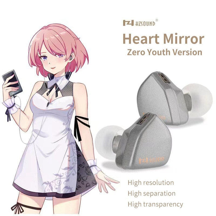 HZSound Heart Mirror Zero 10mm Driver Unit CCAW Voice Coil In-Ear Earphone Earphone HiFiGo 