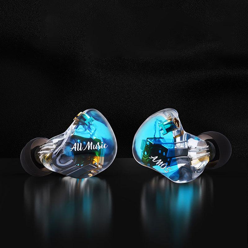 iBasso AM05 5BA Knowles In Ear Wired 4 Channel IEM HiFi Earphone with MMCX HiFiGo 