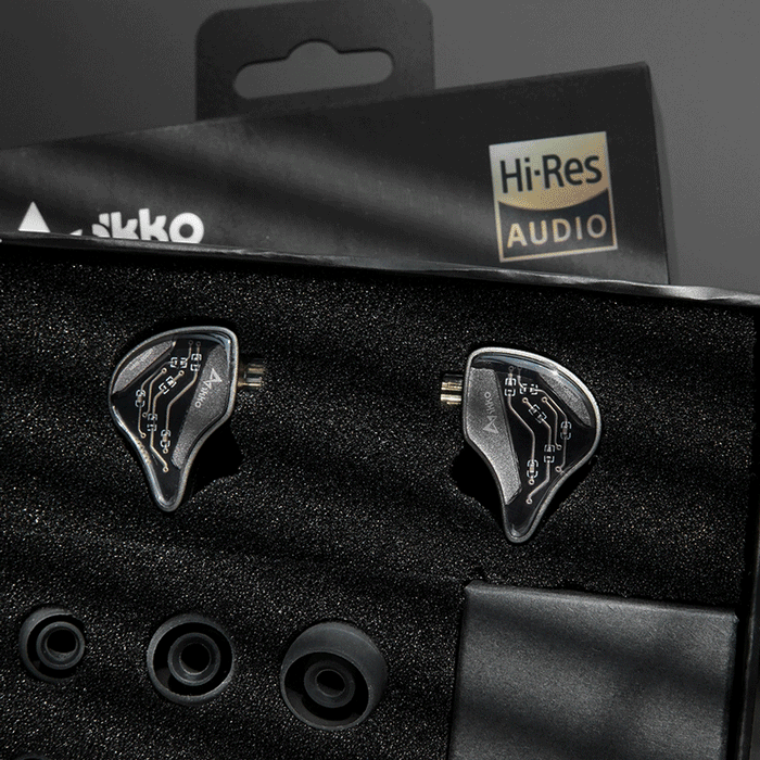 iKKO OH300 10 mm Liquid Crystal Dynamic Driver IEMs Wired Earphone HiFiGo 