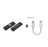 JCALLY AP7 Portable DAC & Headphone Amplifier With Type C To 3.5mm Headphone AMP DAC HiFiGo Black + IOS Cable 