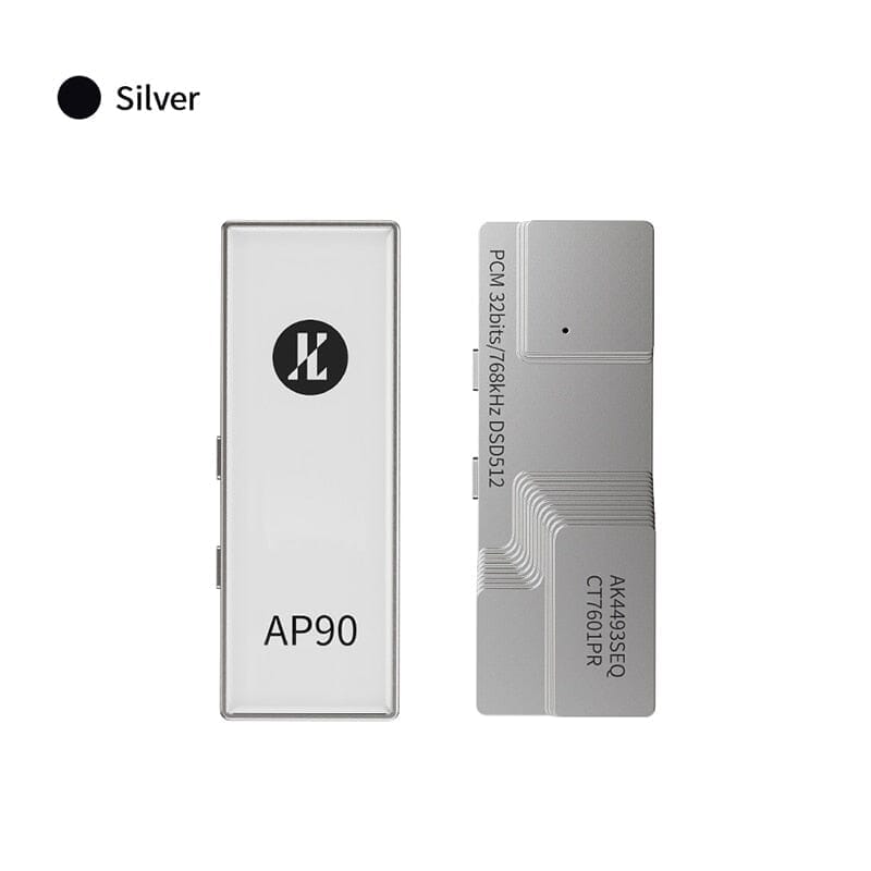 JCALLY AP90 Portable DAC Amplifier With Phones AMP Supports Headphone Amplifier Balanced OutputOTG Headphone AMP DAC HiFiGo China AP90 Silver Without Cable 