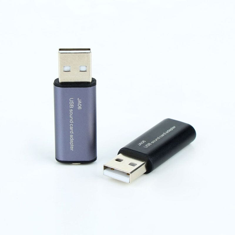 JCALLY JA06 USB External Sound Card Converter To 3.5mm Earphones With Mic Suitable HiFiGo 