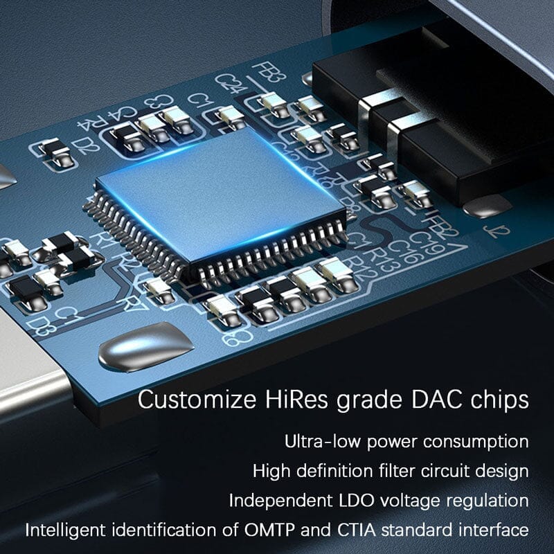 JCALLY JA06 USB External Sound Card Converter To 3.5mm Earphones With Mic Suitable HiFiGo 