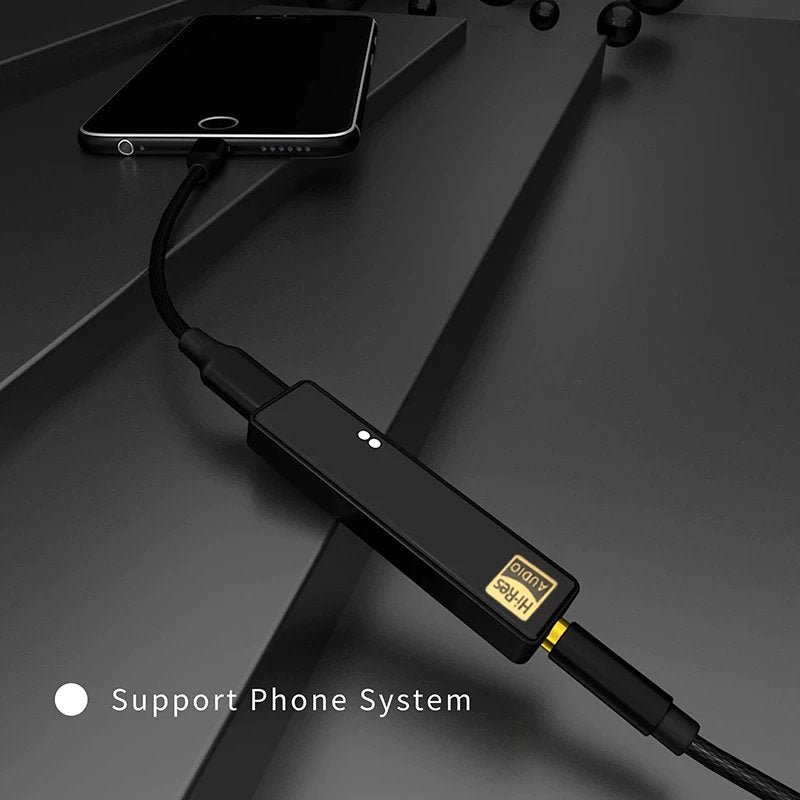 JCALLY JM10 PRO Digital Audio Portable Amplifier Type C To 3.5 mm Adapter HiFiGo 