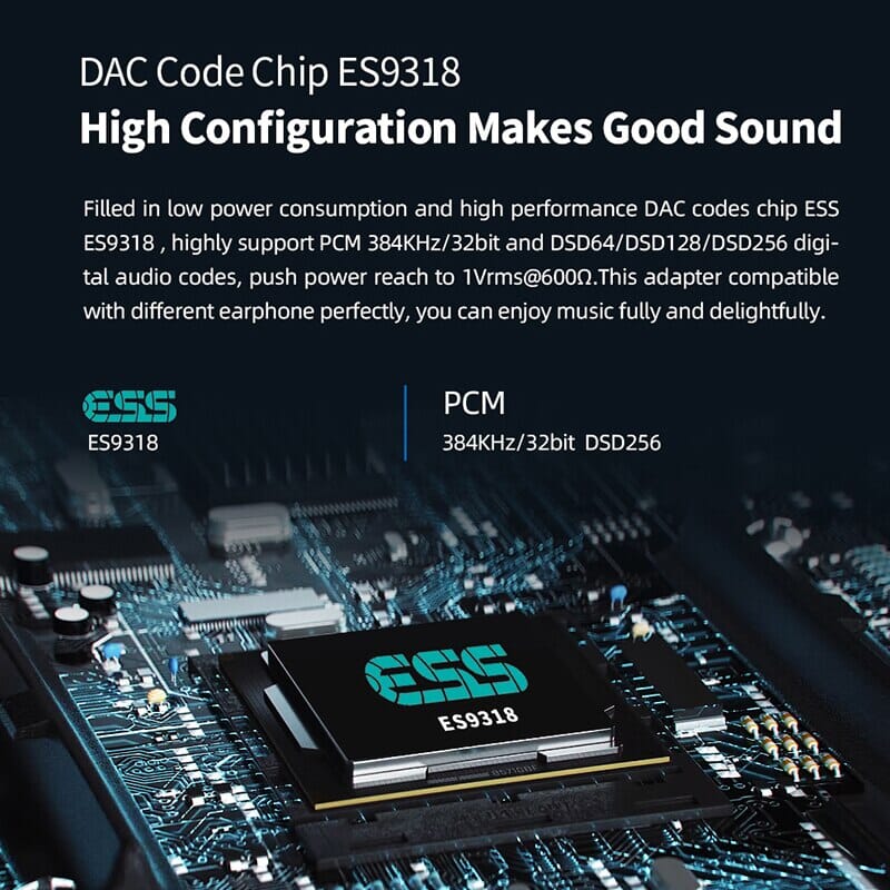 JCALLY JM45 JM45L Type C Lighting 3.5mm HIFI Portable Digital Audio Code Chip Earphone Decoding Adapter Silver Cable HiFiGo 