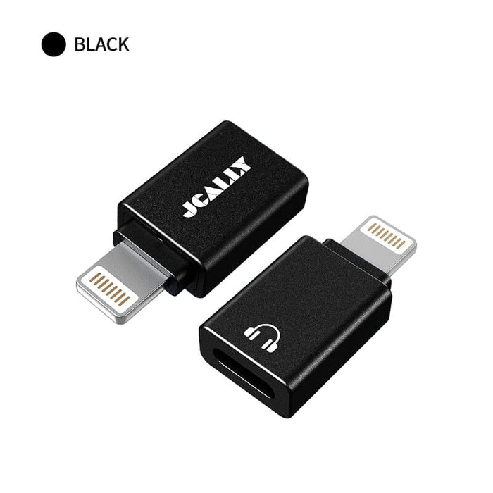 JCALLY OTG Adapter Lightning To USB C Type C Earphone Conversion HiFiGo 