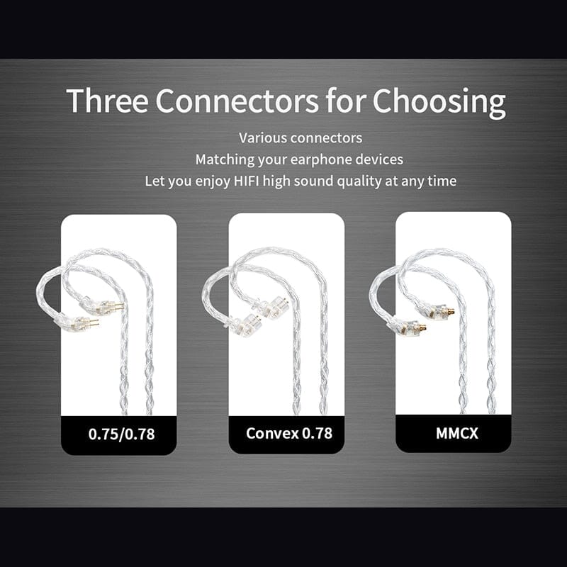 JCALLY TC30 PRO TYPEC Digital Audio CX31993 Silver-Plated Headphone Upgrade Line HiFiGo 