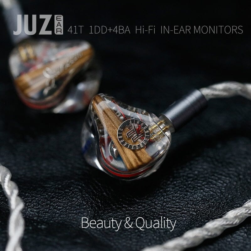 JUZEAR 41T 1DD+4BA Hybrid In-Ear Monitor IEMs HiFiGo 