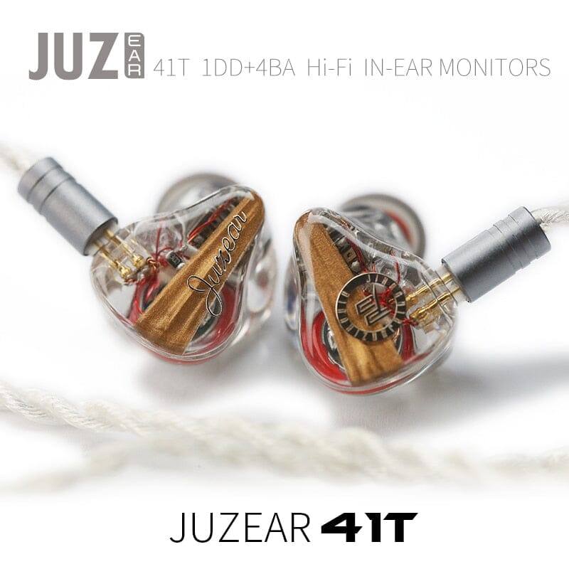 JUZEAR 41T 1DD+4BA Hybrid In-Ear Monitor IEMs HiFiGo 