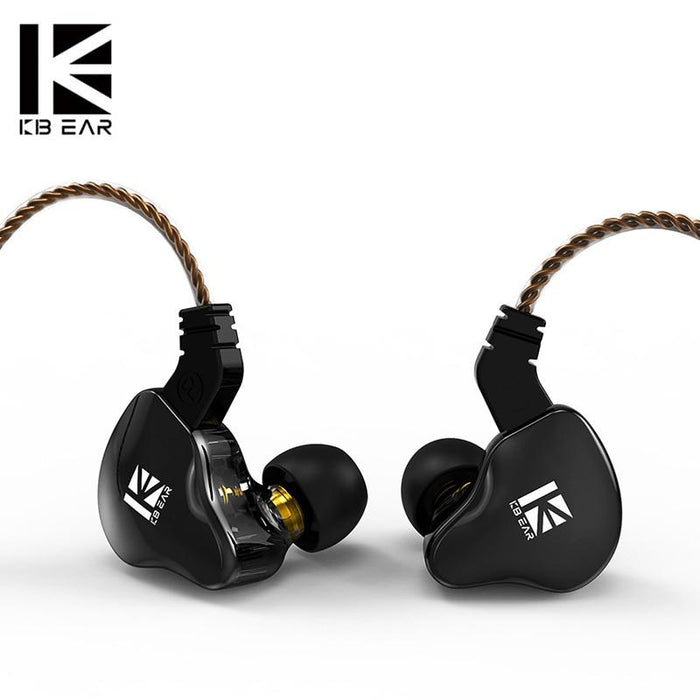 KBEAR KS2 Hybrid DD+BA In ear earphone With 0.78mm 2Pin HiFiGo 