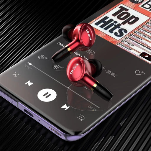 KBEAR Ormosia 10mm Dynamic+Composite BA In-Ear Monitor MMCX Earphone HiFiGo 