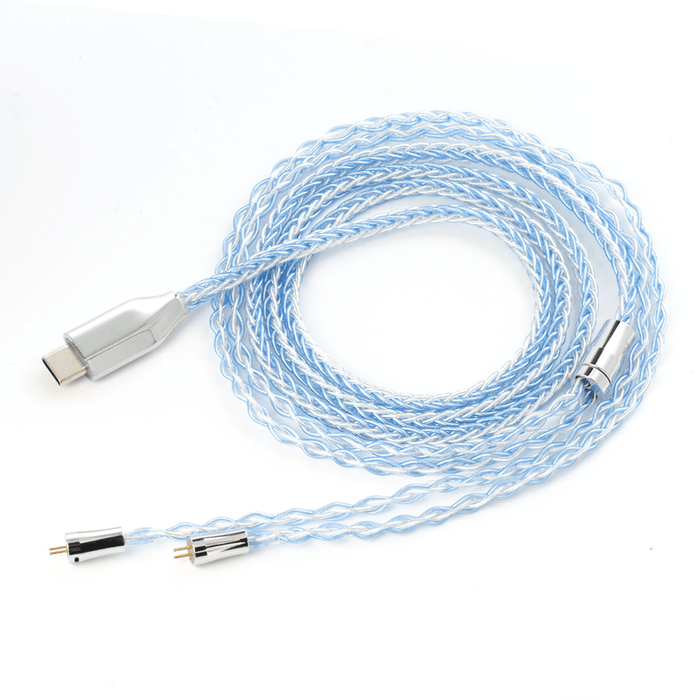 KBEAR T3 Decoding Upgrade Cable 8-Core High Purity OFC Plated With Silver MMCX /2PIN /TFZ Connector HiFiGo 