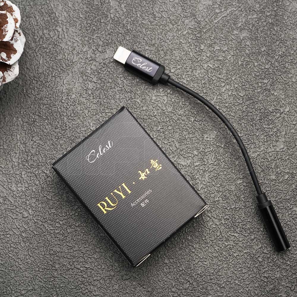 Kinera Celest RUYI Earphone Cable With Boom Mic 2Pin 0.78 / MMCX - 3.5mm Earphone Cable HiFiGo 