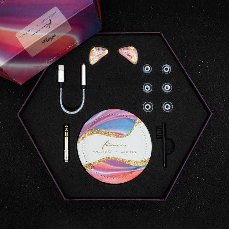 Kinera Freya 3BA+1DD Quad Driver Hybrid In-Ear Monitor IEM Earphone With 0.78mm 2-Pin Detachable Cable HiFiGo 