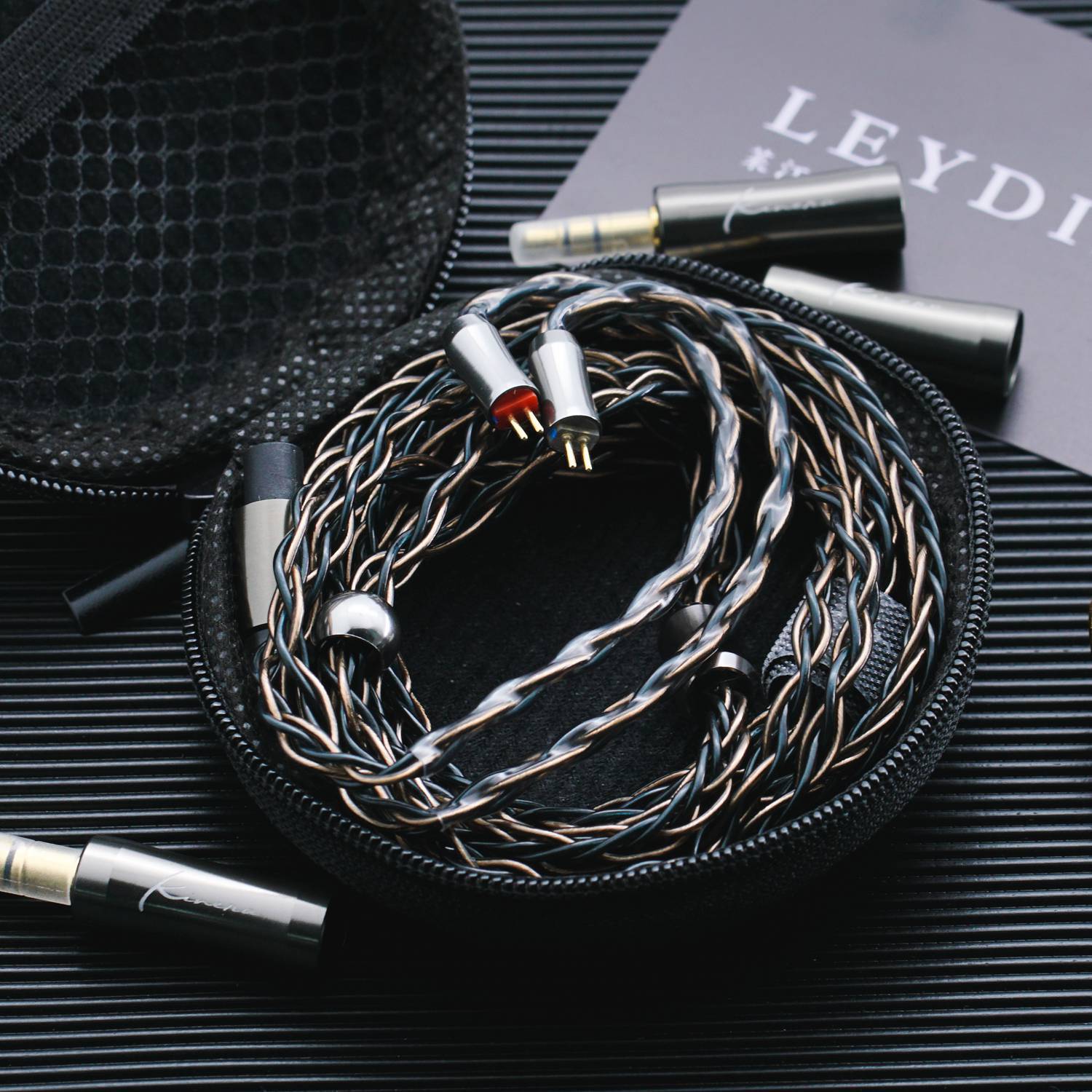 Kinera Leyding 5N OFC Alloy Copper 8 Core Silver-plated Hybrid Cable HiFiGo 