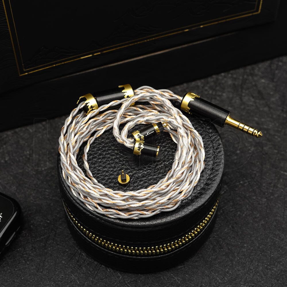 Kinera × Effect Audio Orlog Dual Material Hybrid Design Earphone Cable Earphone Cable HiFiGo 