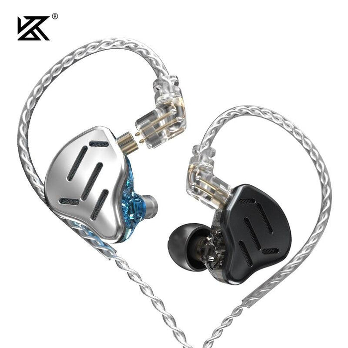 KZ ZAX Headset 16 Units HIFI Bass In Ear Monitor Hybrid Earphones 