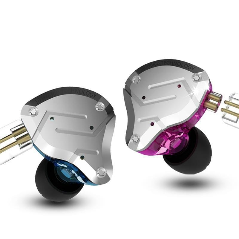 KZ ZS10 Pro Aptx HD Cable In Ear Hybrid 4BA+1DD Hifi Bass Earphones — HiFiGo